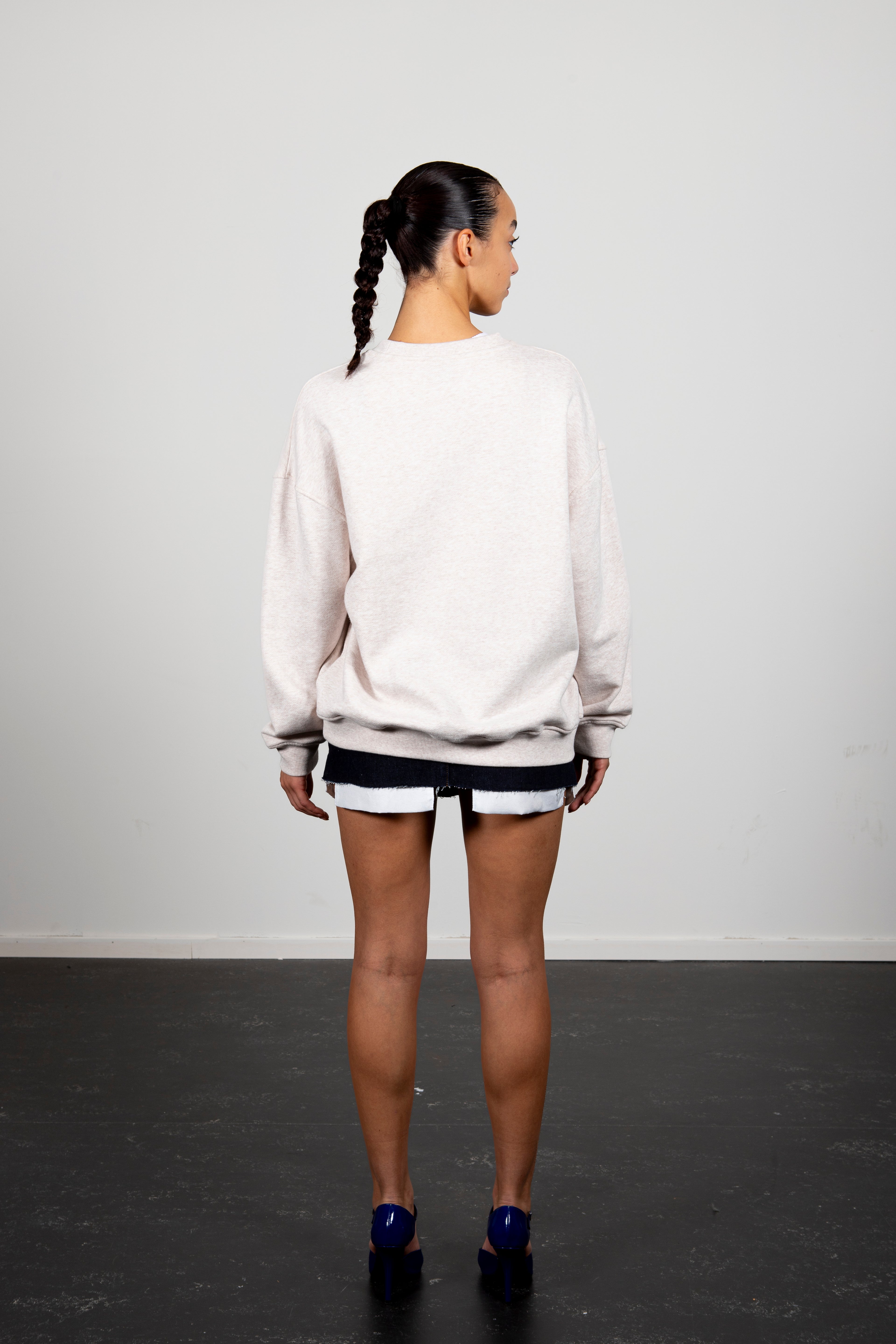 Iris Self- love sweatshirt Ice marl