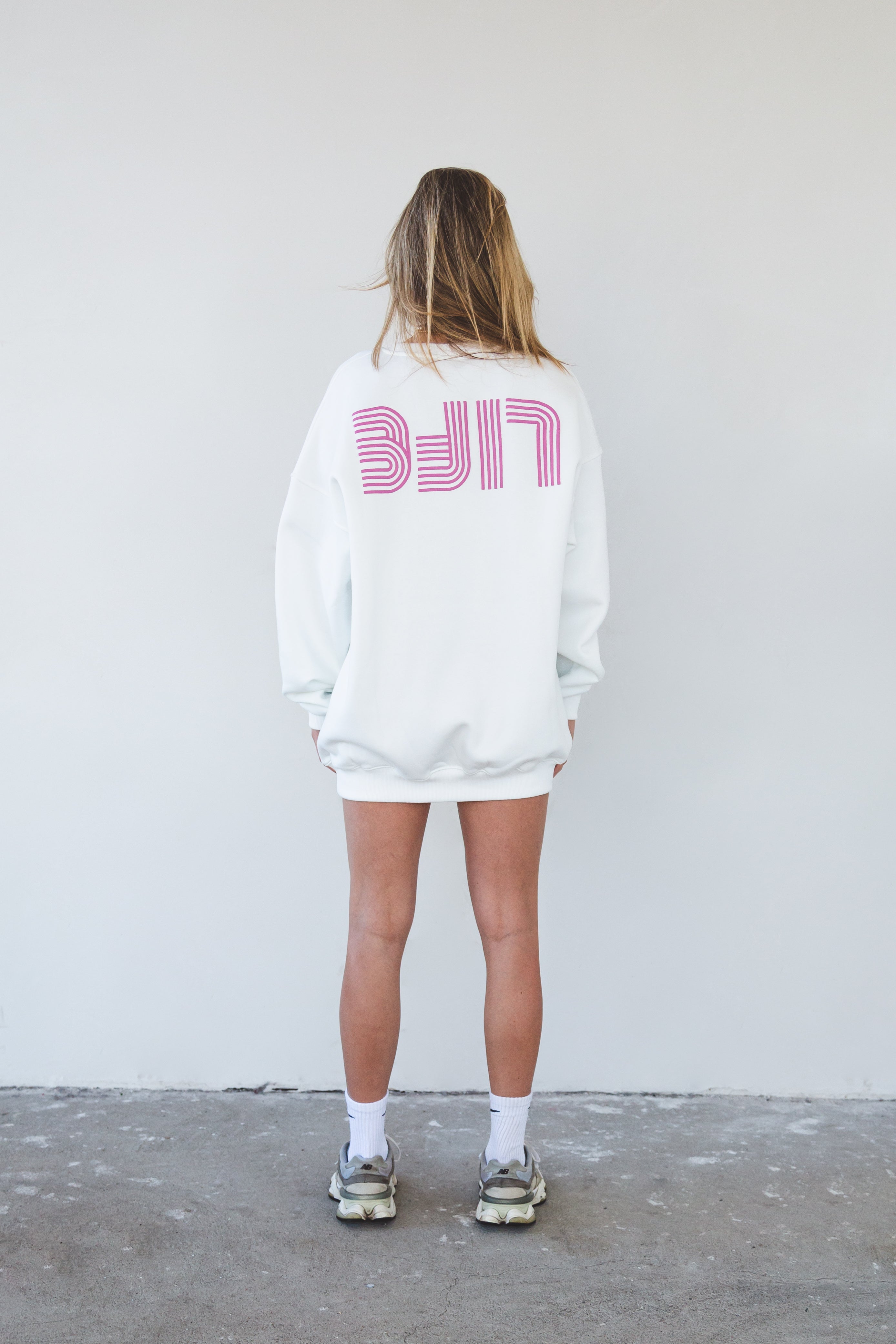 Dawn life Disco sweatshirt off white