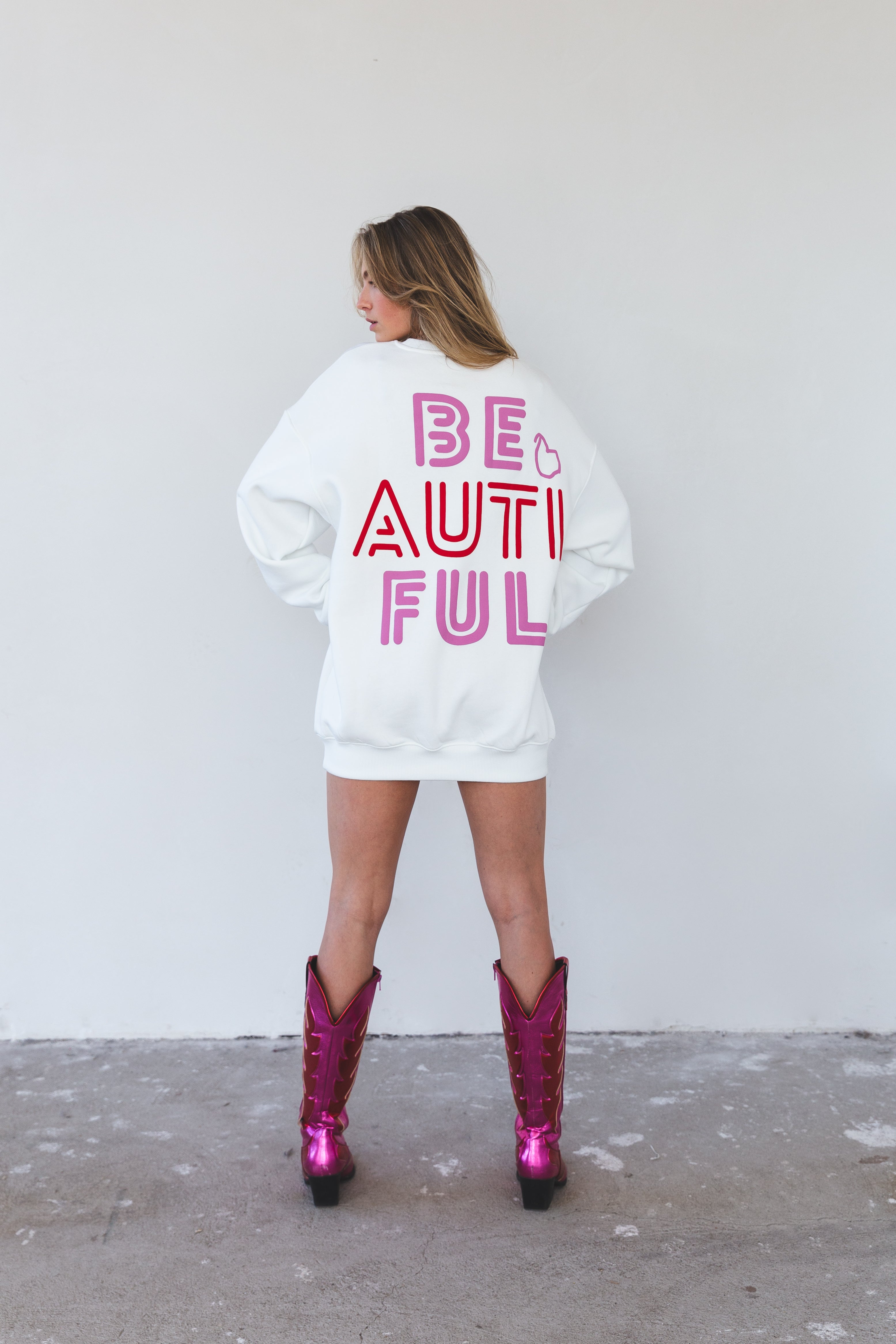 Dawn Beautiful Sweatshirt OFF WHITE