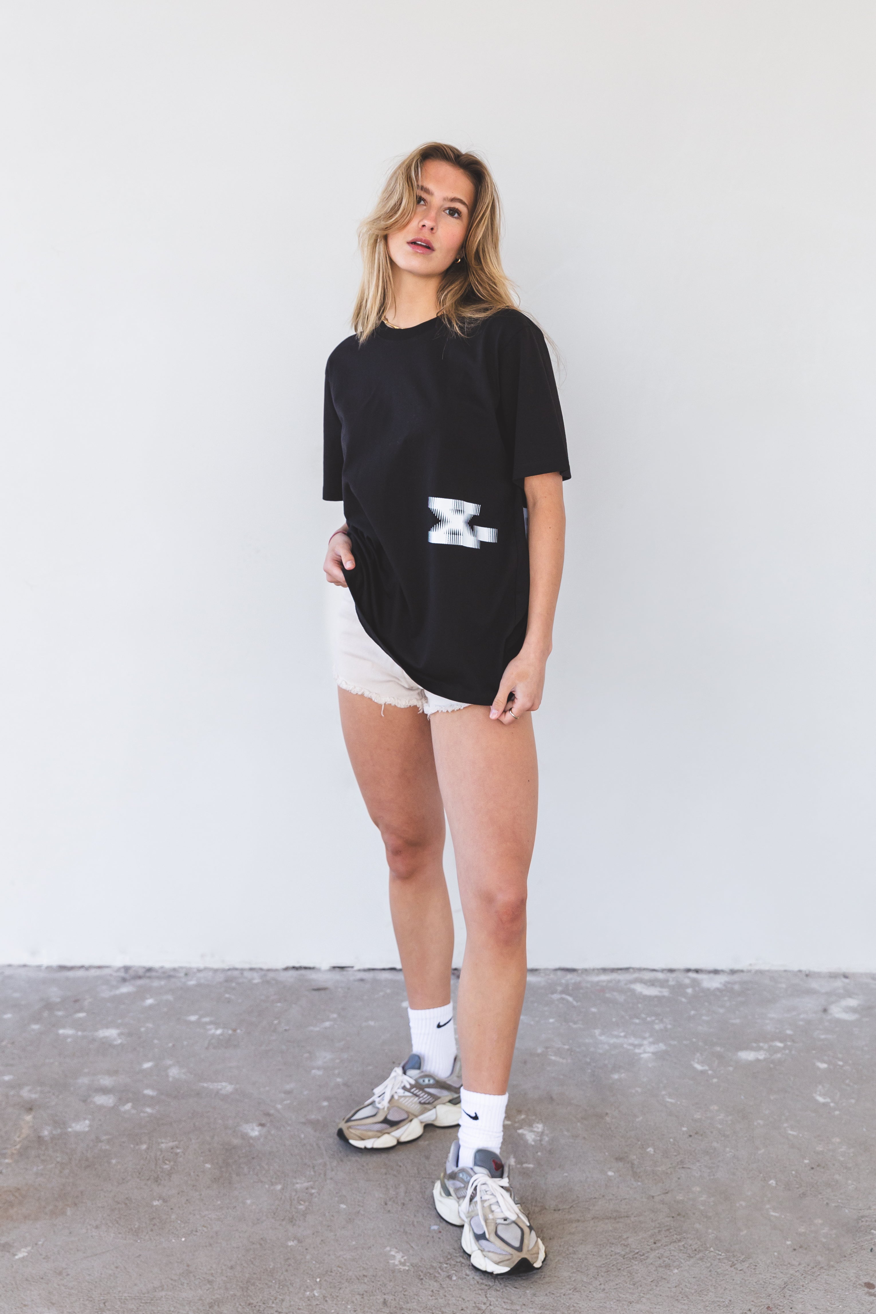 Allen X-ray print T-shirt Black