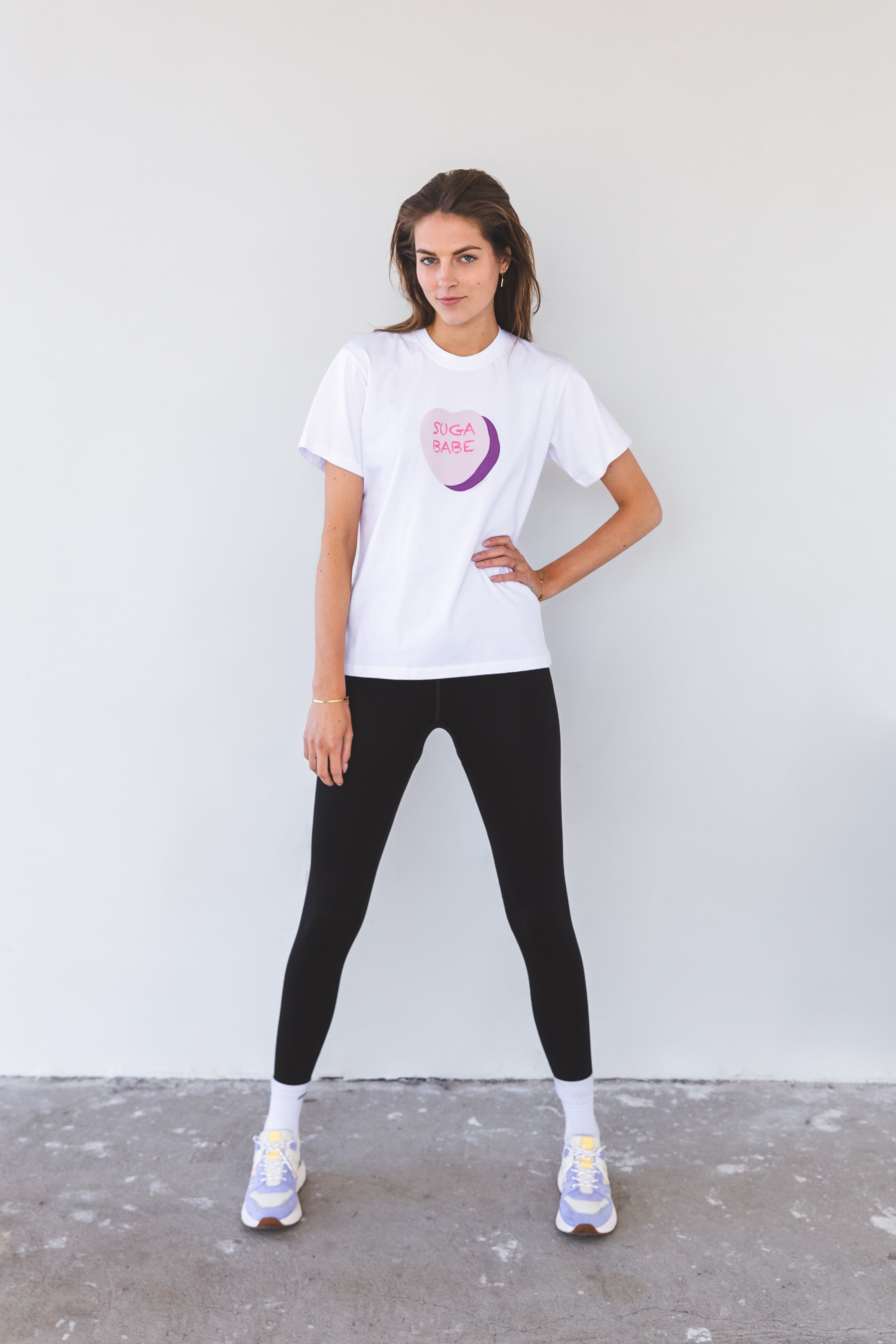 Lena Sugababe print T-shirt White