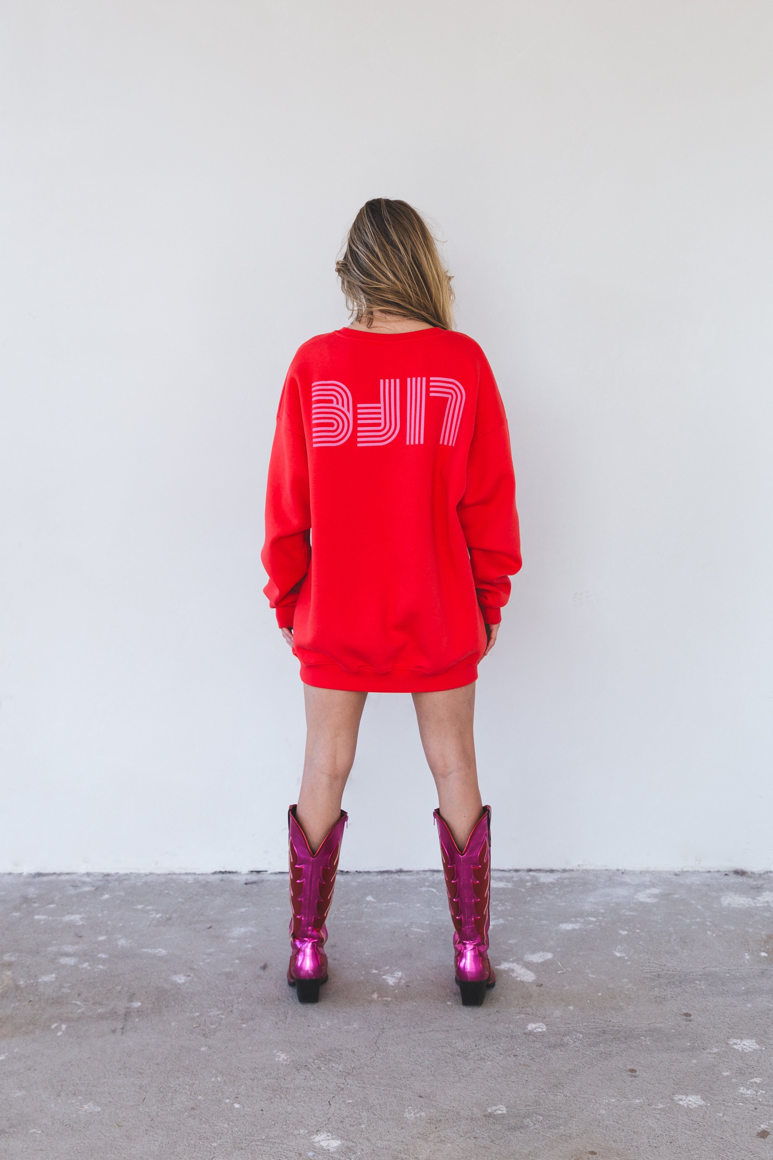 Dawn life Disco Sweatshirt Red