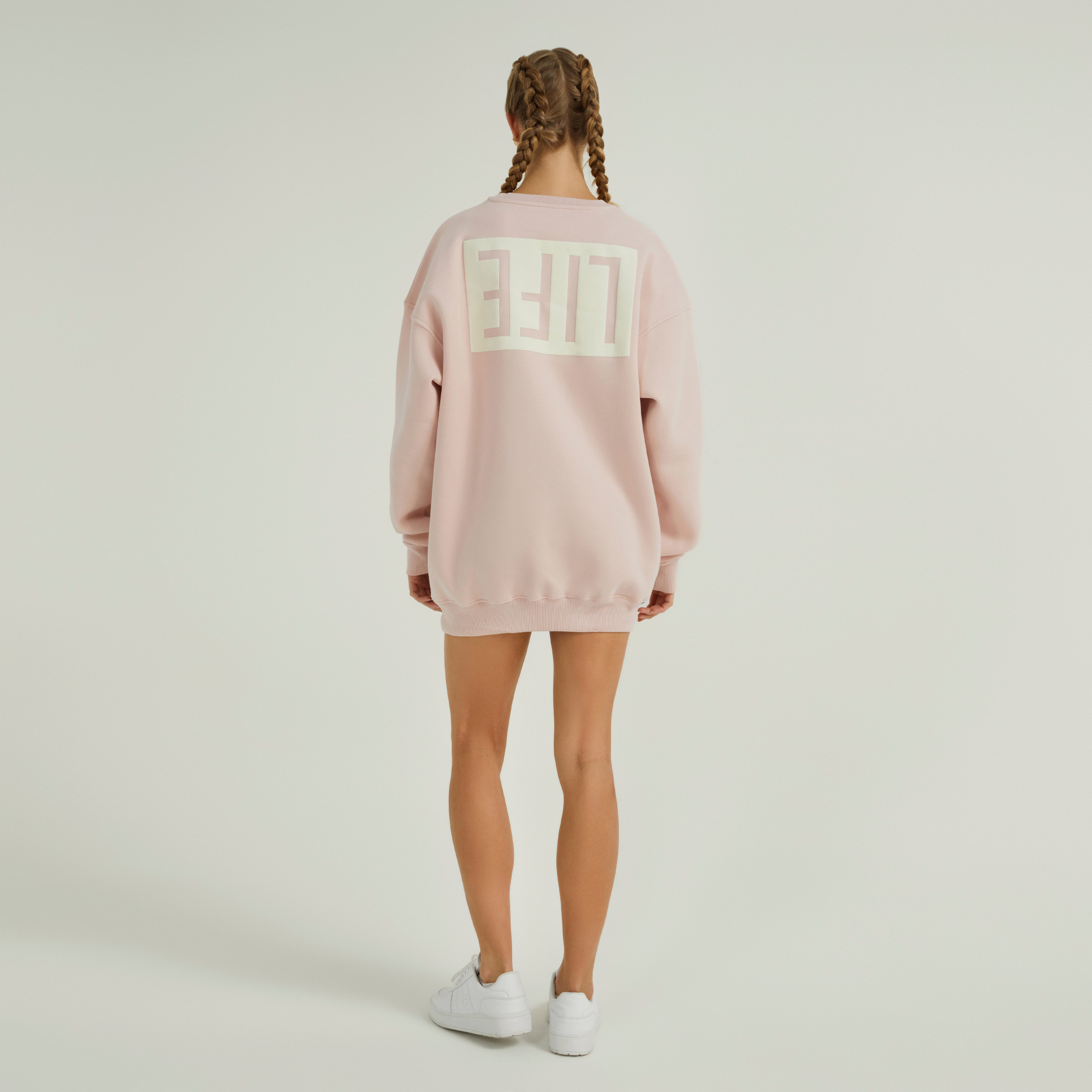 Dawn Life Oversized Sweater Pink Clay
