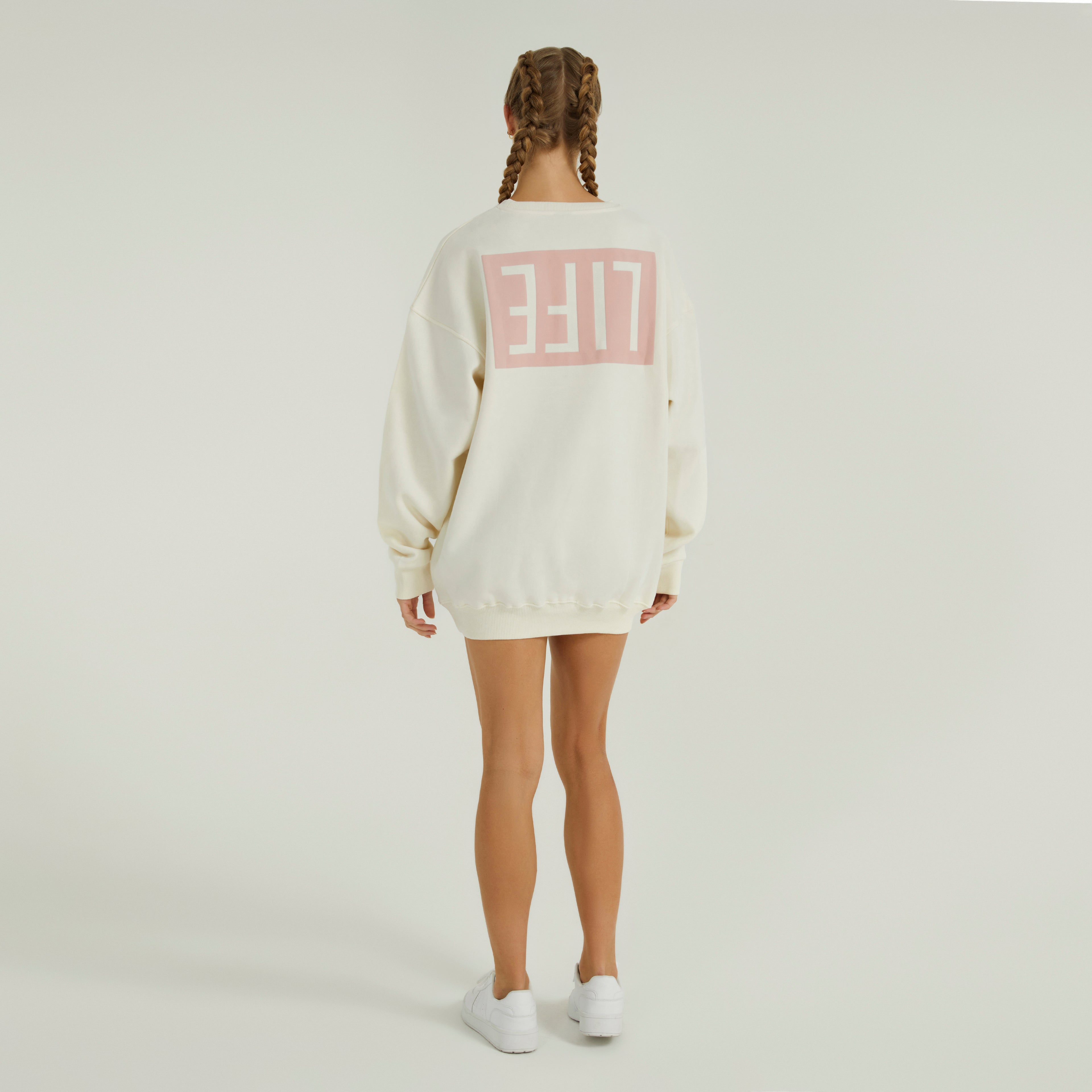 Dawn Life Oversized Sweater Unbleached