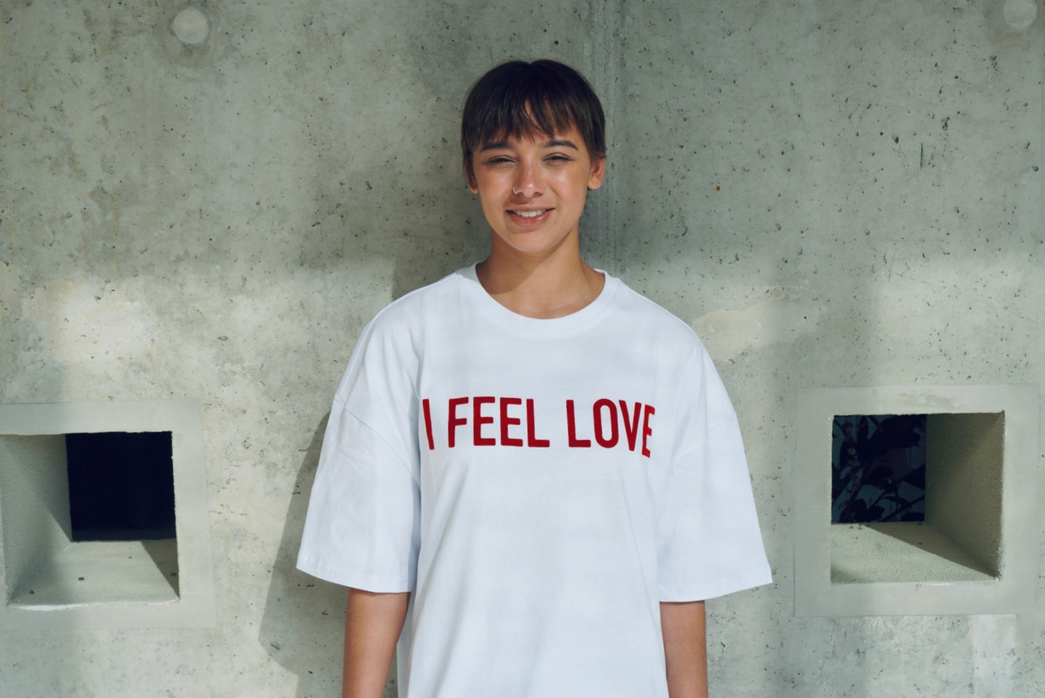 Sara I Feel Love Oversized T-Shirt