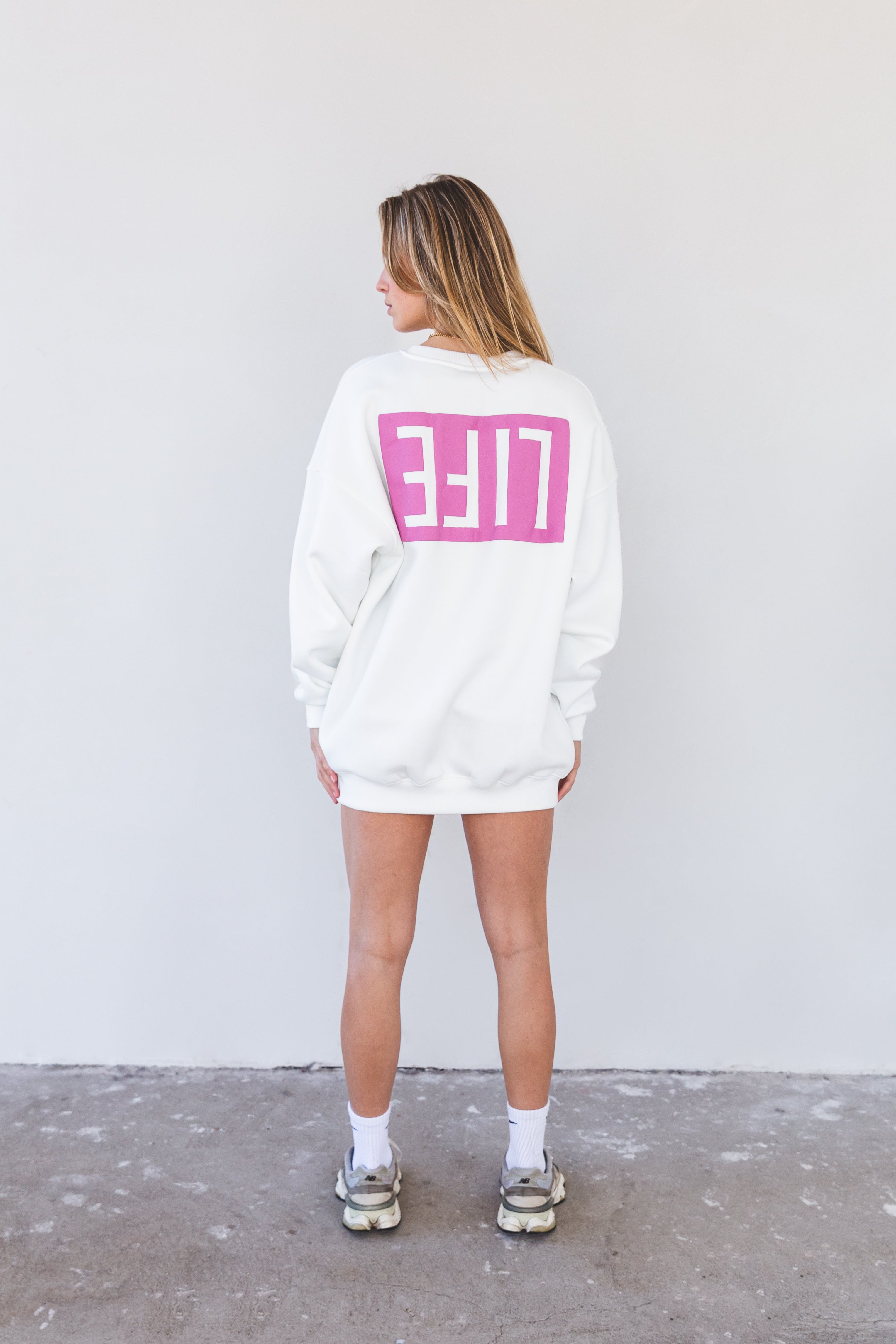 Dawn life sweatshirt off white