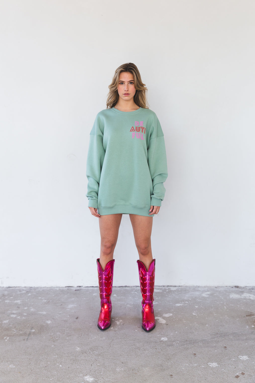 Dawn Beautiful Sweatshirt GREEN