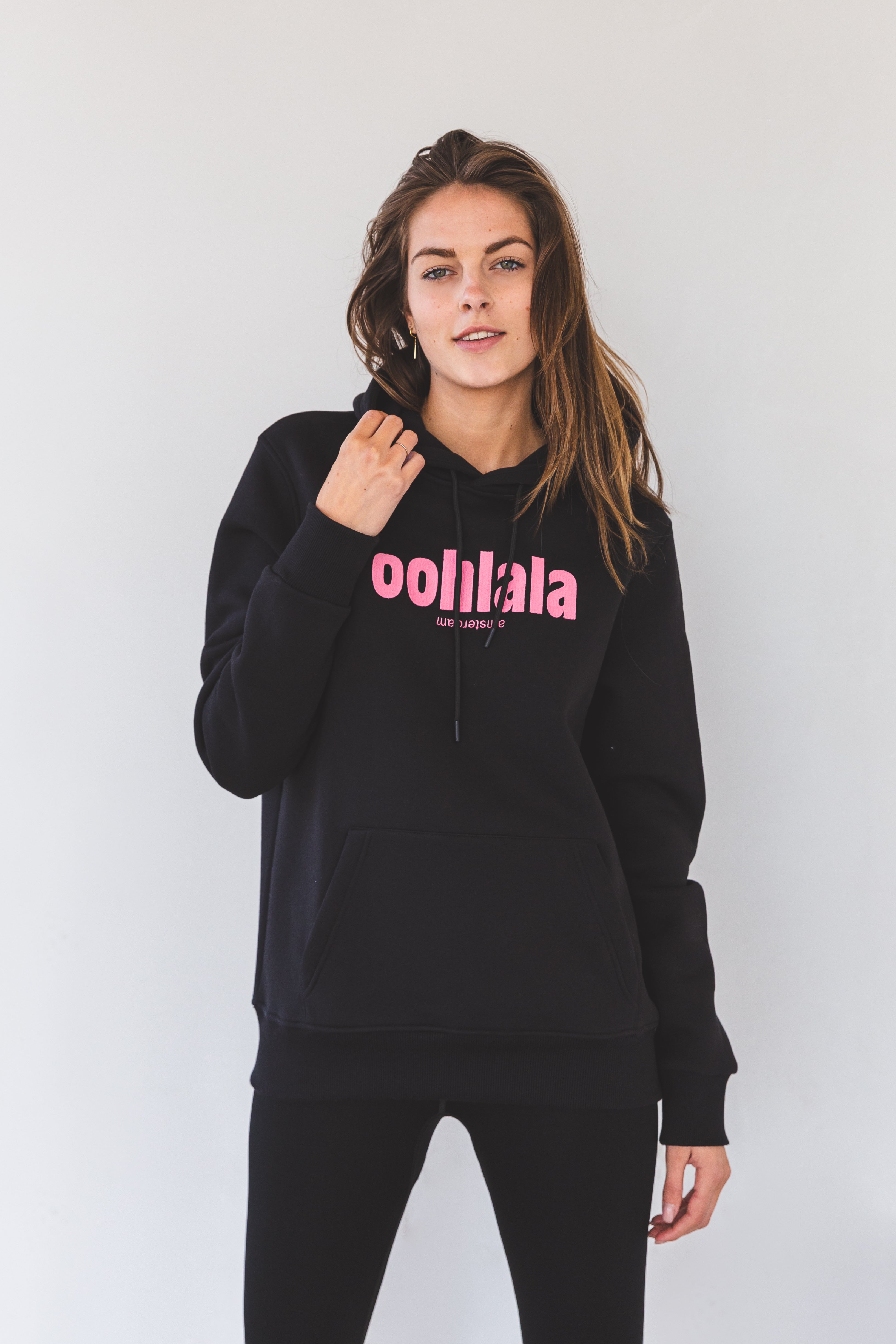 Alexis Hoodie Black Pink