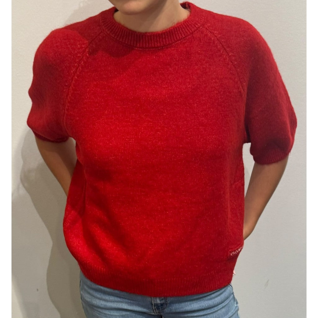 OOHLALA amsterdam Elsie Knitwear Top Tops RED