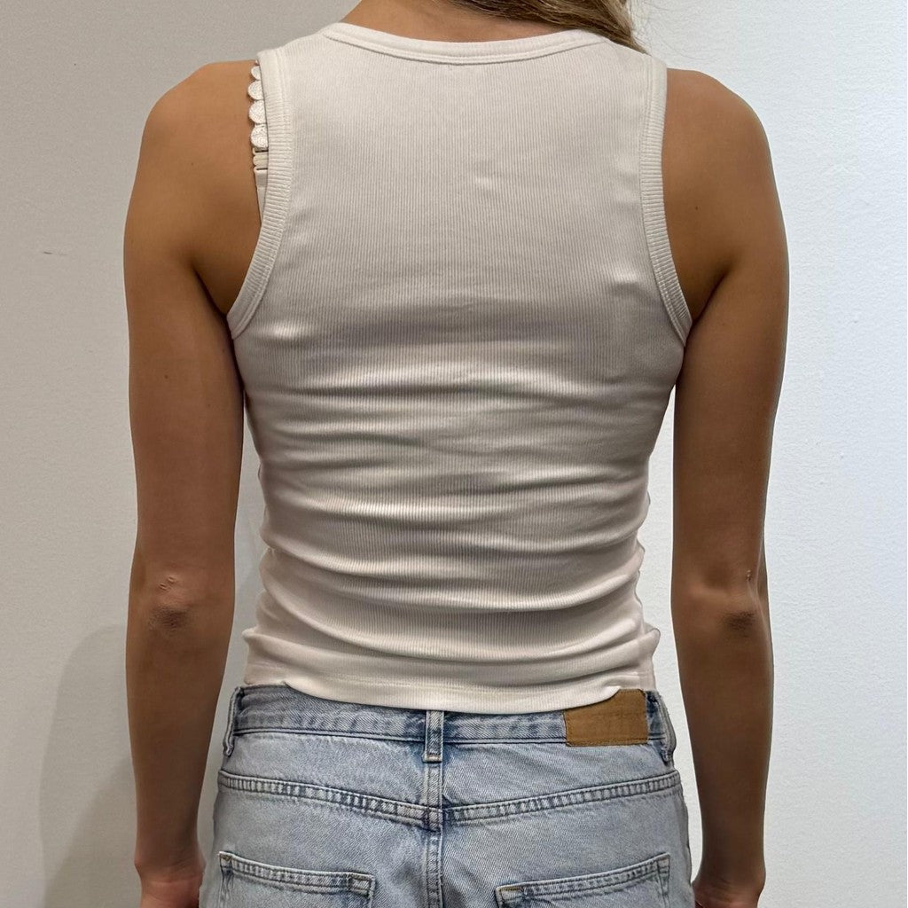 OOHLALA amsterdam Megan Tanktop Tanktops WHITE