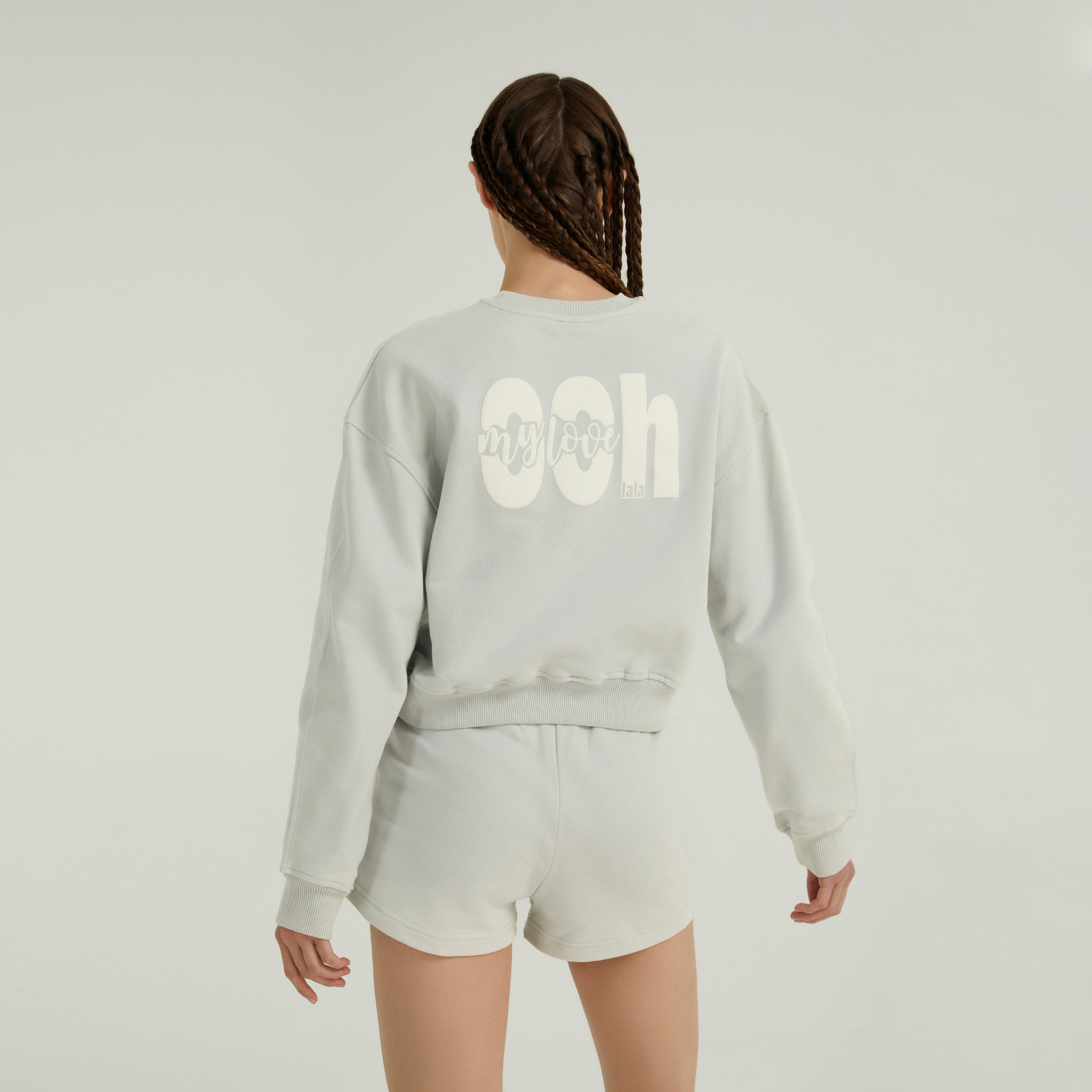 Mia Short Silver Grey