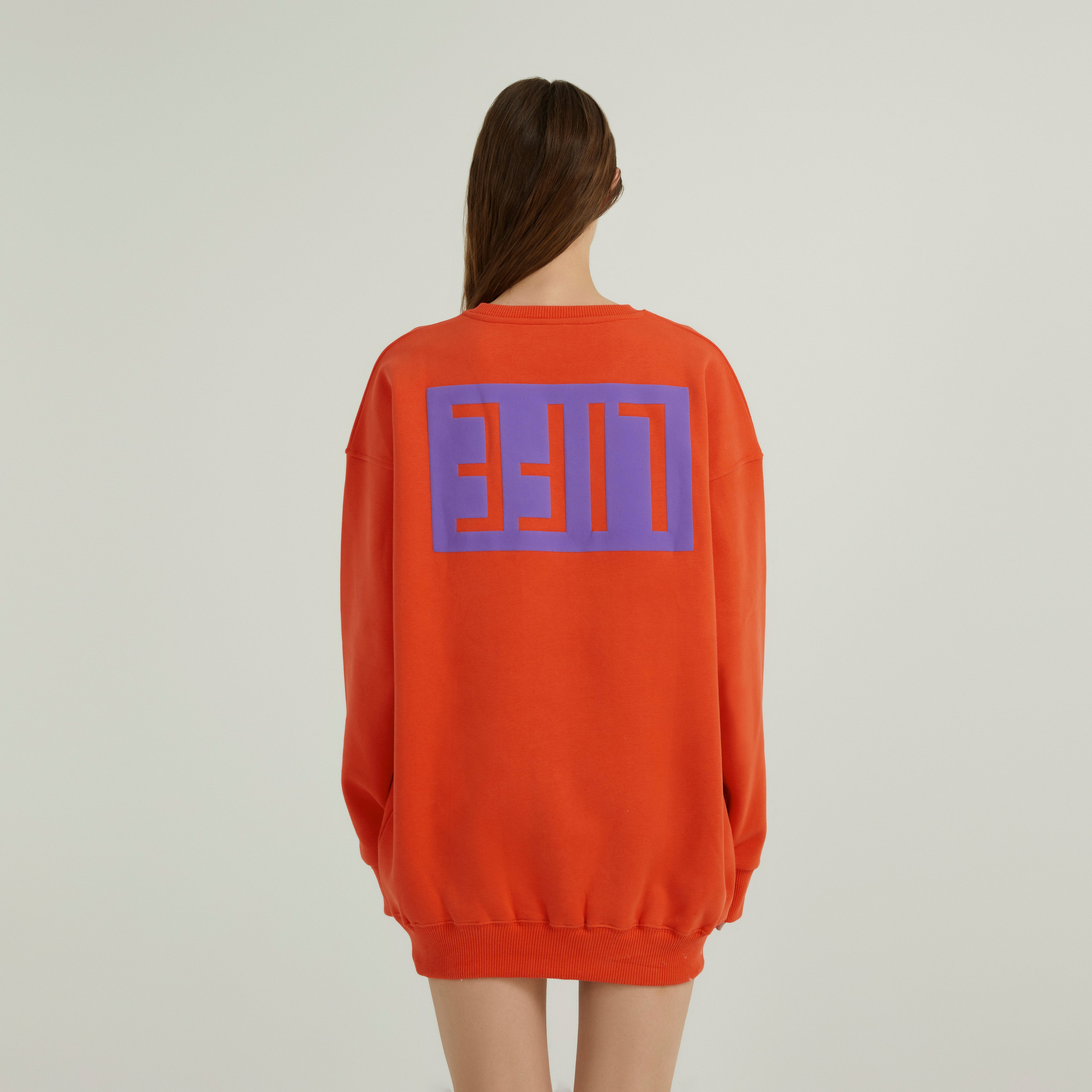Dawn Life Oversized Sweater Cherry Tomato