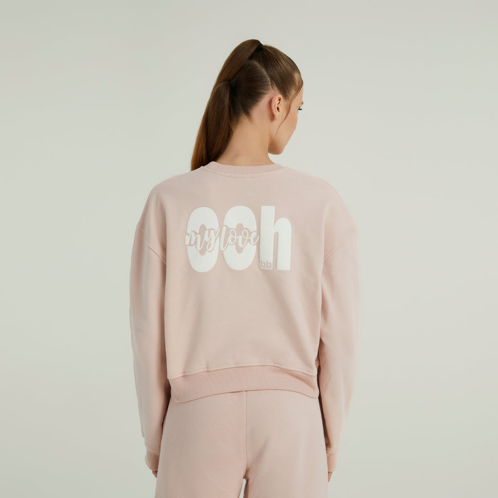 Freya Sweatshirt Pink Clay