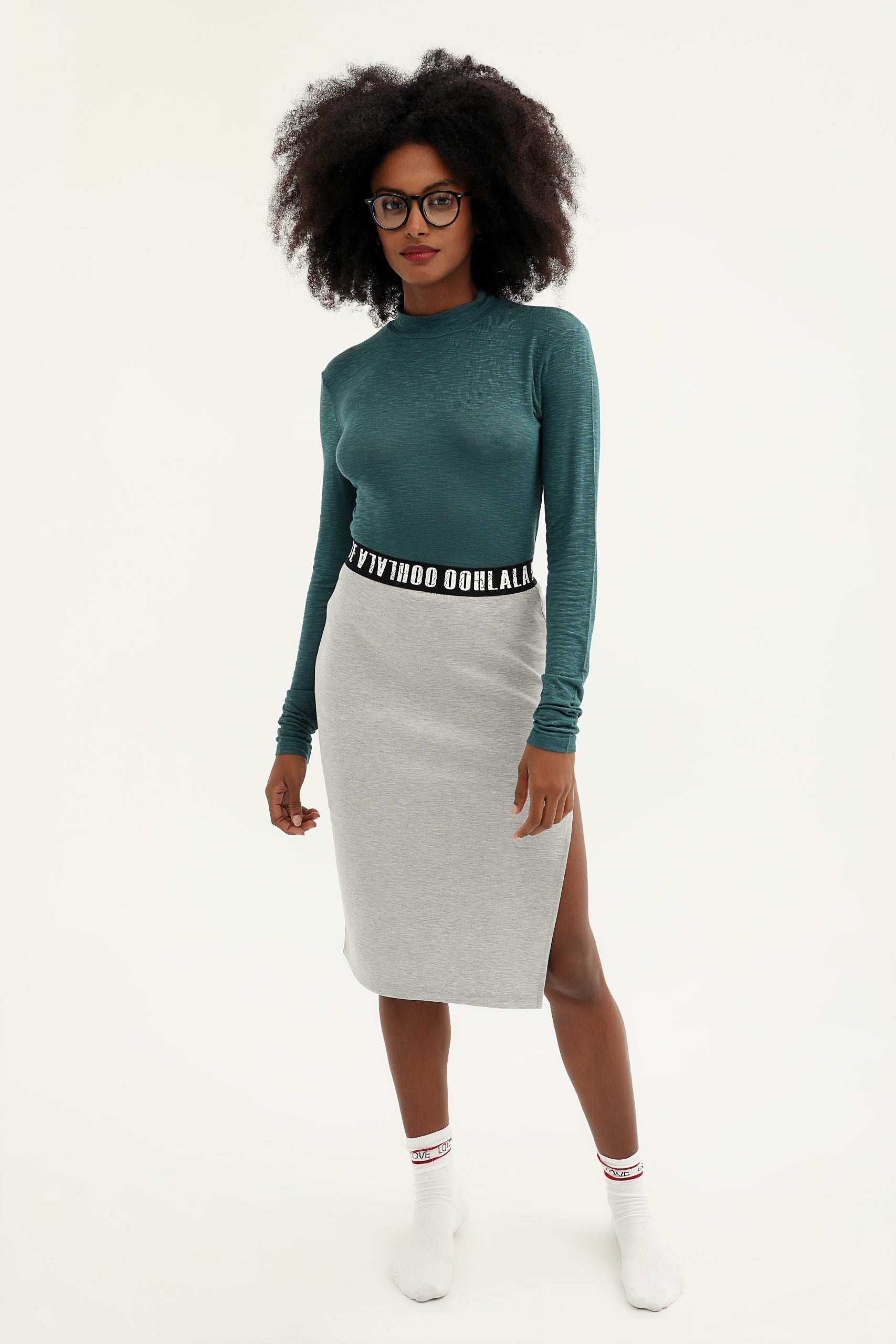 SOLD OUT BASIC SEE-THROUGH TOP GREEN