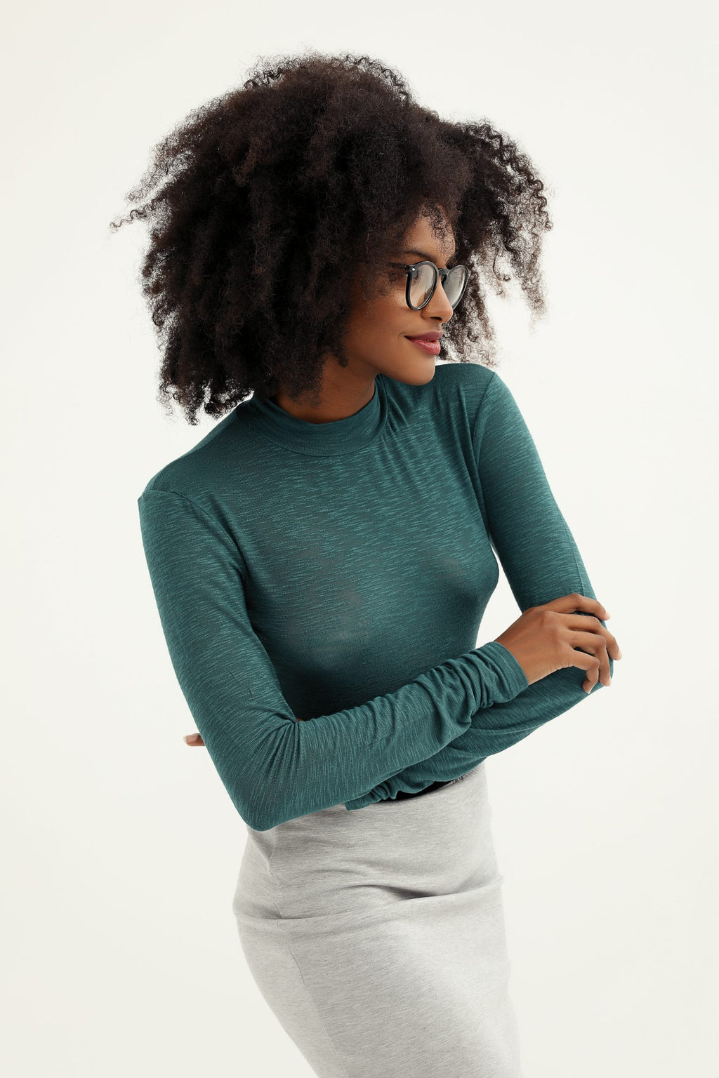 SOLD OUT BASIC SEE-THROUGH TOP GREEN