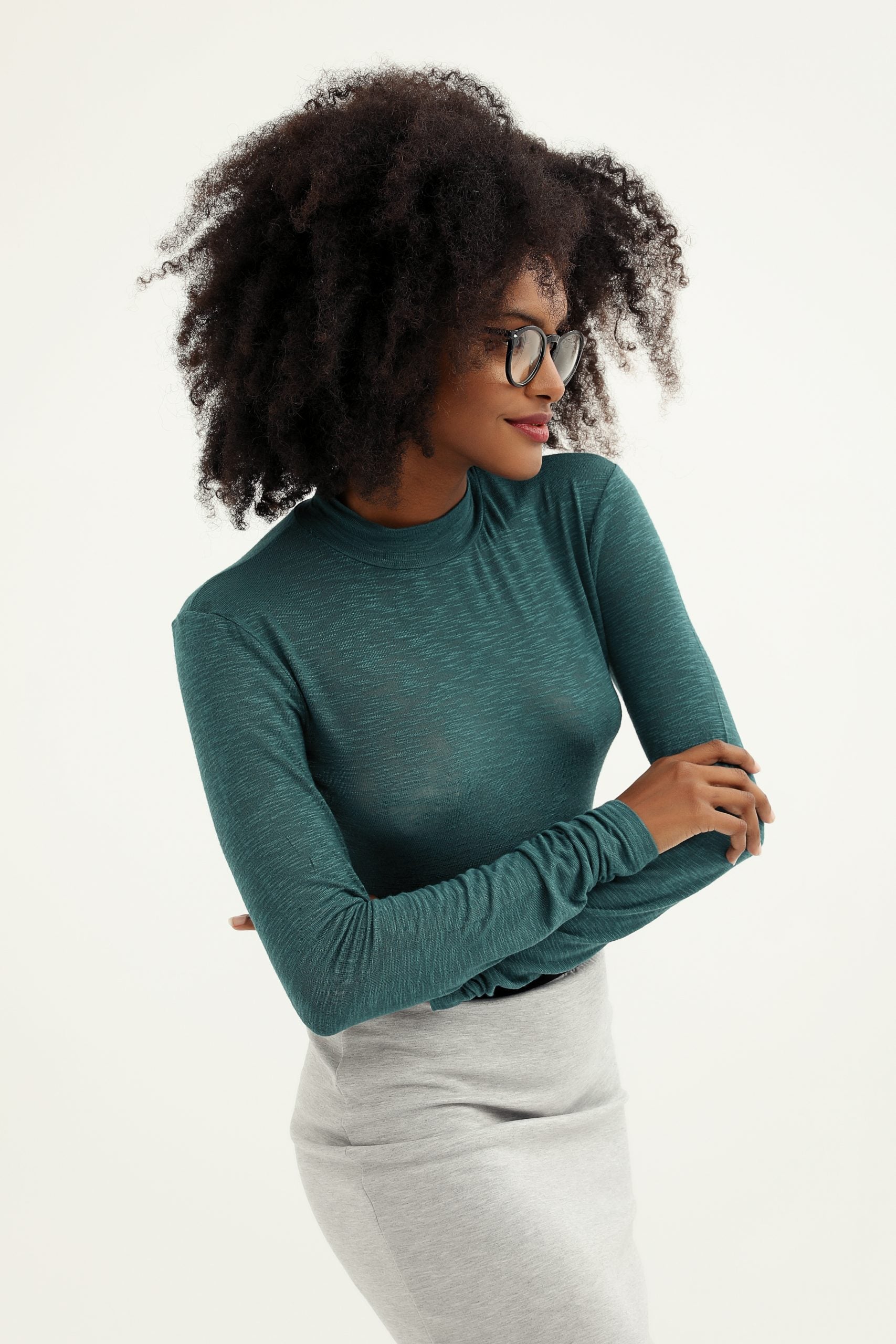 SOLD OUT BASIC SEE-THROUGH TOP GREEN