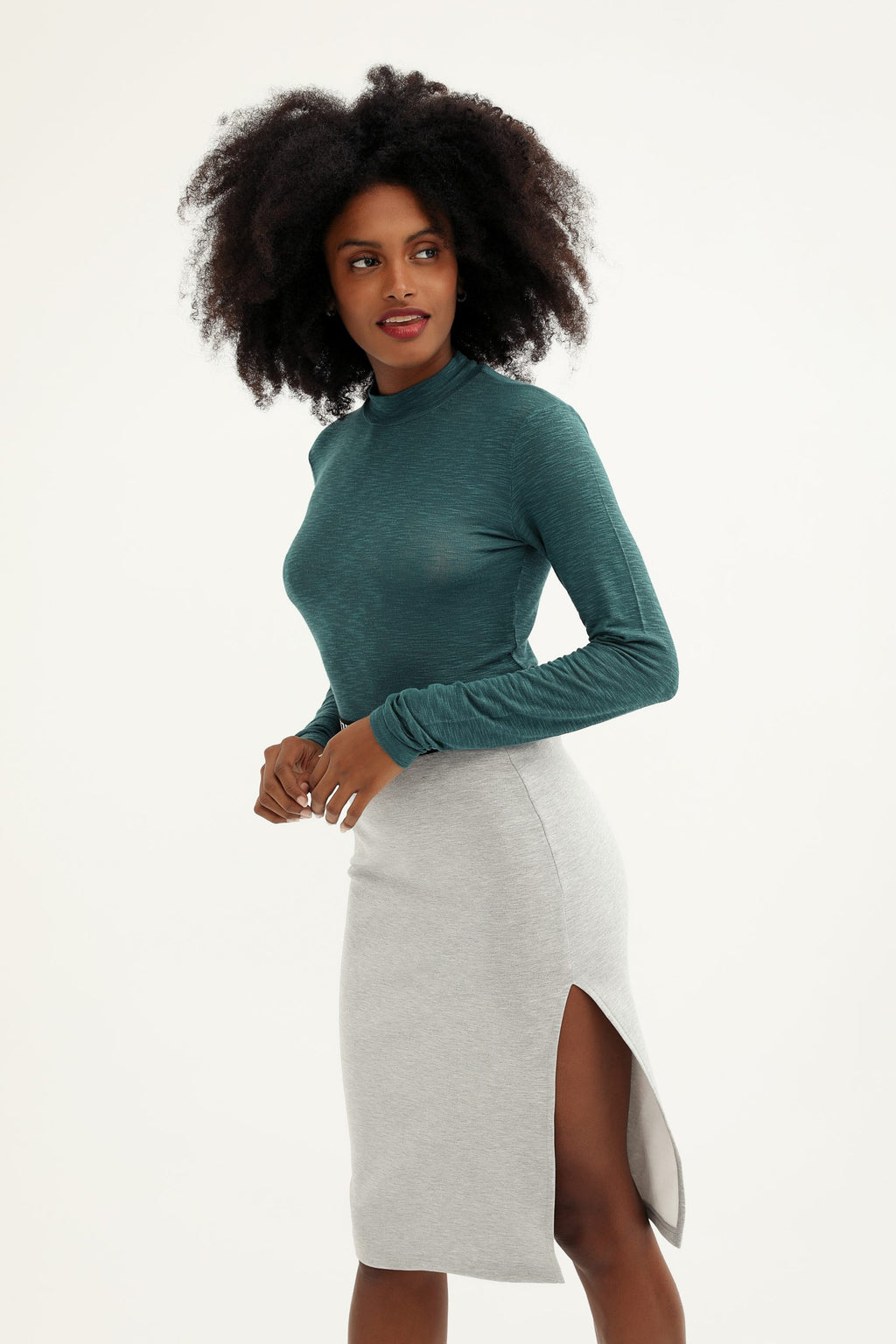 SOLD OUT BASIC SEE-THROUGH TOP GREEN