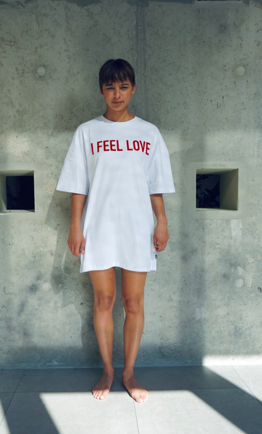 Sara I Feel Love Oversized T-Shirt