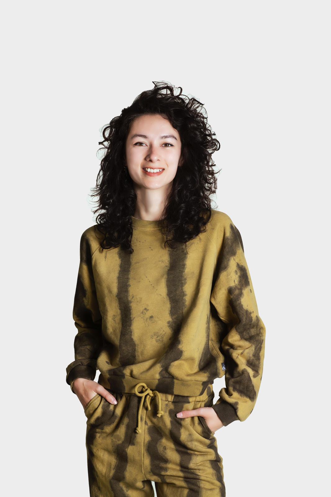 TOKYO TIE DYE SWEATSHIRT GREEN